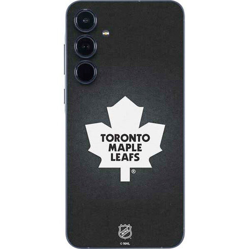 NHL Toronto Maple Leafs Black Background Galaxy A35 5G Skin