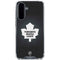 NHL Toronto Maple Leafs Black Background Galaxy A36 5G Clear Case