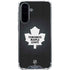 NHL Toronto Maple Leafs Black Background Galaxy A36 5G Clear Case