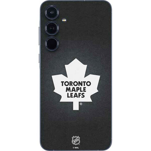 NHL Toronto Maple Leafs Black Background Galaxy A36 5G Skin