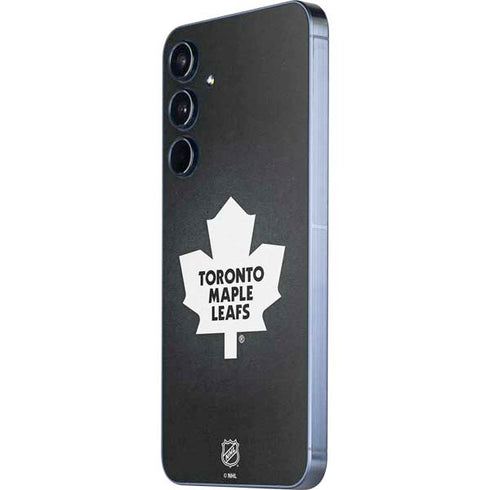 NHL Toronto Maple Leafs Black Background Galaxy A55 5G Skin