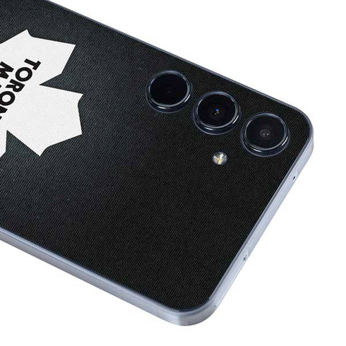 NHL Toronto Maple Leafs Black Background Galaxy A55 5G Skin