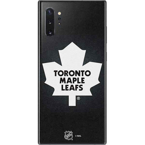 NHL Toronto Maple Leafs Black Background Galaxy Note 10 Plus Skin