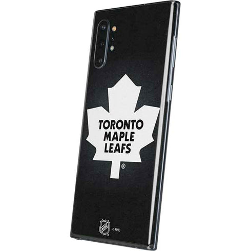 NHL Toronto Maple Leafs Black Background Galaxy Note 10 Plus Skin