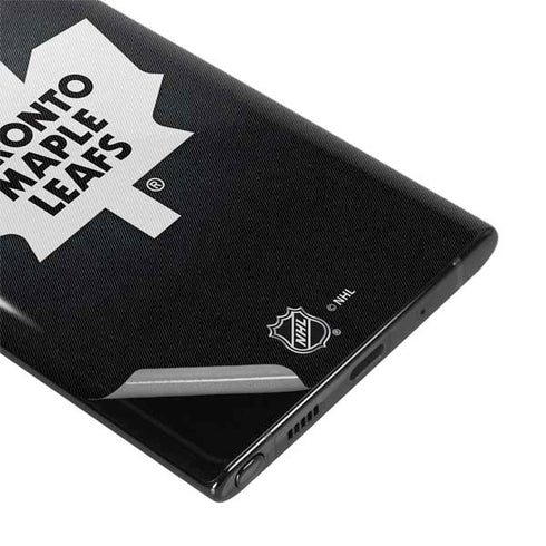 NHL Toronto Maple Leafs Black Background Galaxy Note 10 Plus Skin