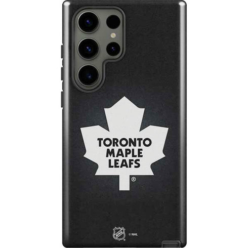 NHL Toronto Maple Leafs Black Background Galaxy S23 Ultra Pro Case