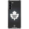 NHL Toronto Maple Leafs Black Background Galaxy S24 FE Clear Case