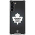 NHL Toronto Maple Leafs Black Background Galaxy S24 FE Clear Case