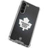 NHL Toronto Maple Leafs Black Background Galaxy S24 FE Clear Case