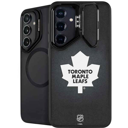 NHL Toronto Maple Leafs Black Background Galaxy S24 Plus Kickstand Case