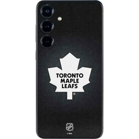 NHL Toronto Maple Leafs Black Background Galaxy S25 Plus Skin