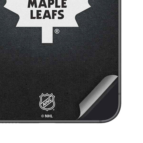 NHL Toronto Maple Leafs Black Background Galaxy S25 Plus Skin