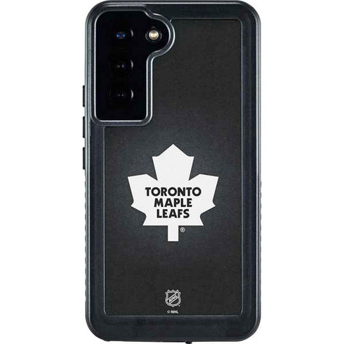 NHL Toronto Maple Leafs Black Background Galaxy S24 Plus Waterproof Case