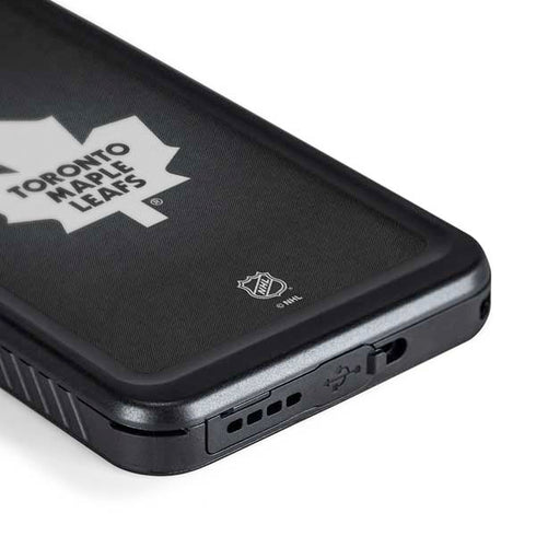 NHL Toronto Maple Leafs Black Background Galaxy S24 Plus Waterproof Case