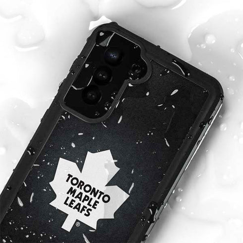 NHL Toronto Maple Leafs Black Background Galaxy S24 Plus Waterproof Case