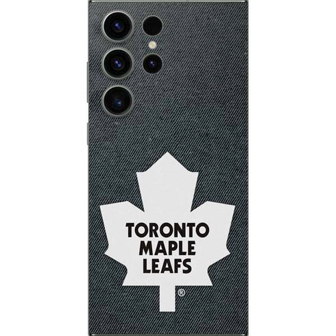 NHL Toronto Maple Leafs Black Background Galaxy S24 Ultra Skin