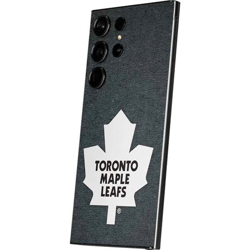NHL Toronto Maple Leafs Black Background Galaxy S25 Ultra Skin