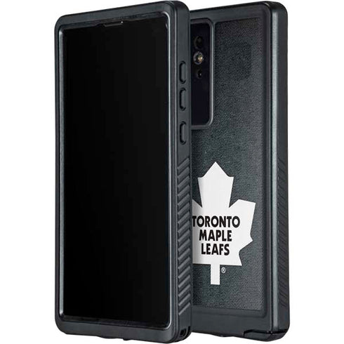 NHL Toronto Maple Leafs Black Background Galaxy S24 Ultra Waterproof Case
