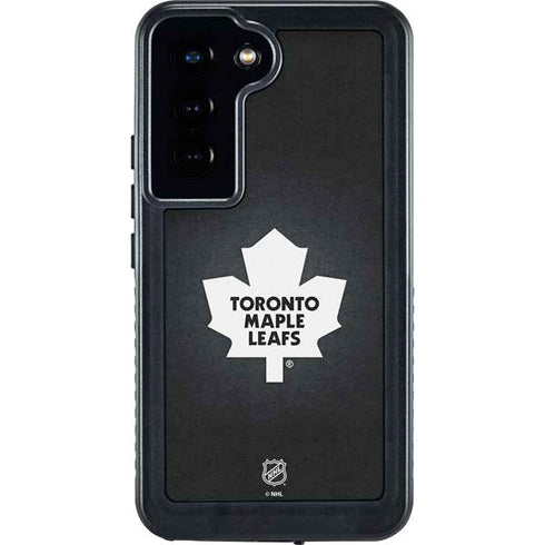 NHL Toronto Maple Leafs Black Background Galaxy S24 Waterproof Case
