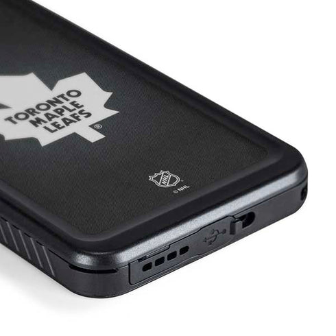 NHL Toronto Maple Leafs Black Background Galaxy S24 Waterproof Case