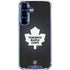 NHL Toronto Maple Leafs Black Background Galaxy S25 Plus Clear Case