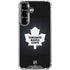 NHL Toronto Maple Leafs Black Background Galaxy S26 Clear Case