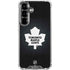 NHL Toronto Maple Leafs Black Background Galaxy S26 Plus Clear Case