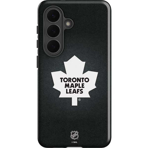 NHL Toronto Maple Leafs Black Background Galaxy S26 Plus Impact Case