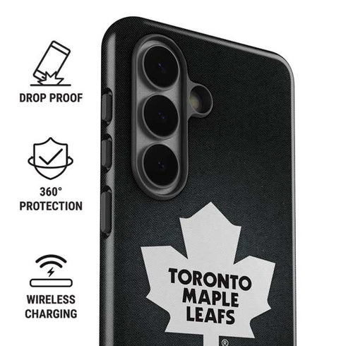 NHL Toronto Maple Leafs Black Background Galaxy S26 Plus Impact Case