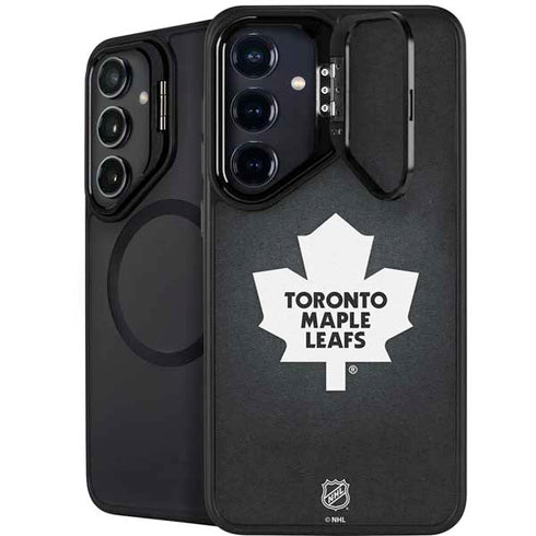 NHL Toronto Maple Leafs Black Background Galaxy S26 Plus Kickstand Case