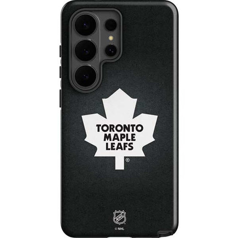 NHL Toronto Maple Leafs Black Background Galaxy S26 Ultra Impact Case