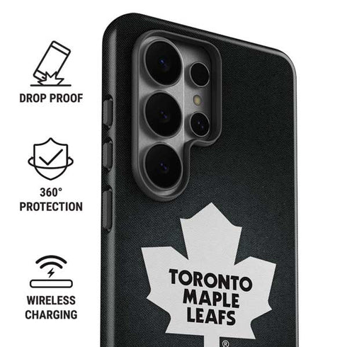 NHL Toronto Maple Leafs Black Background Galaxy S26 Ultra Impact Case