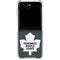 NHL Toronto Maple Leafs Black Background Galaxy Z Flip6 Clear Case