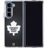 NHL Toronto Maple Leafs Black Background Galaxy Z Fold5 5G Clear Case