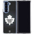 NHL Toronto Maple Leafs Black Background Galaxy Z Fold6 Clear Case