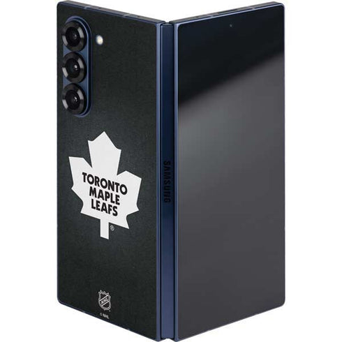 NHL Toronto Maple Leafs Black Background Galaxy Z Fold6 Skin