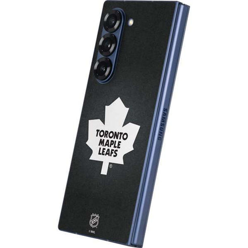 NHL Toronto Maple Leafs Black Background Galaxy Z Fold6 Skin