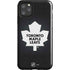 NHL Toronto Maple Leafs Black Background iPhone Cases