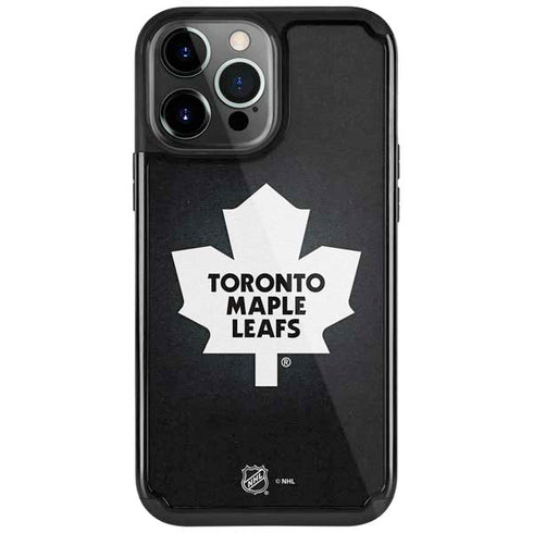 NHL Toronto Maple Leafs Black Background iPhone Cases