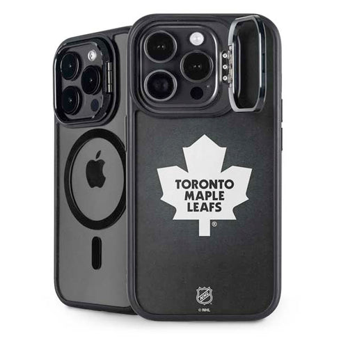 NHL Toronto Maple Leafs Black Background iPhone 13 Pro Kickstand Case