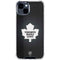 NHL Toronto Maple Leafs Black Background iPhone 15 Clear Case