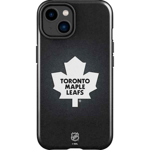 NHL Toronto Maple Leafs Black Background iPhone 15 Impact Case