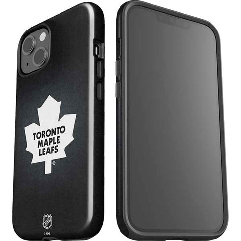 NHL Toronto Maple Leafs Black Background iPhone 15 Impact Case