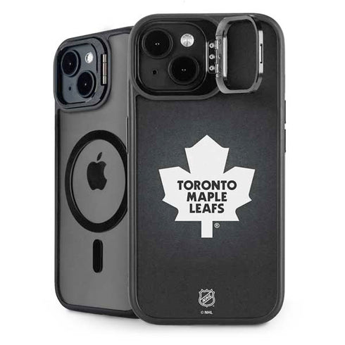 NHL Toronto Maple Leafs Black Background iPhone 15 Kickstand Case