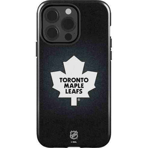 NHL Toronto Maple Leafs Black Background iPhone 15 Pro Impact Case