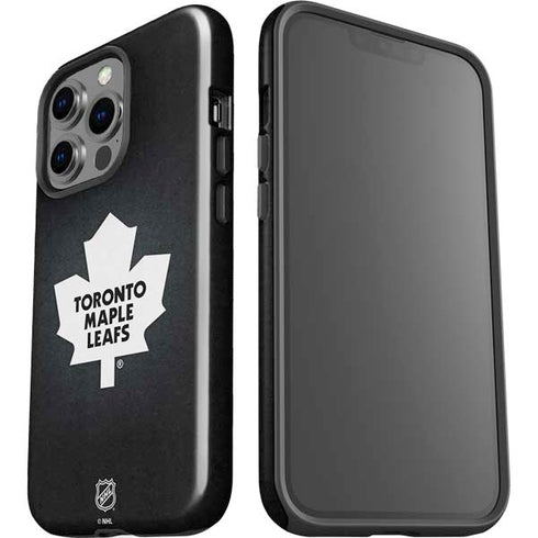 NHL Toronto Maple Leafs Black Background iPhone 15 Pro Impact Case