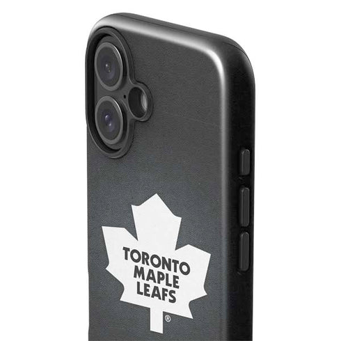 NHL Toronto Maple Leafs Black Background iPhone 16 Impact Case