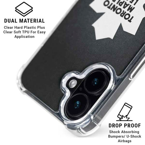 NHL Toronto Maple Leafs Black Background iPhone 16 MagSafe Case