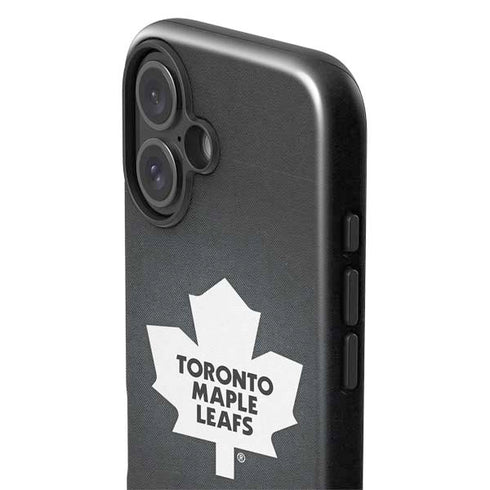 NHL Toronto Maple Leafs Black Background iPhone 16 Plus Impact Case
