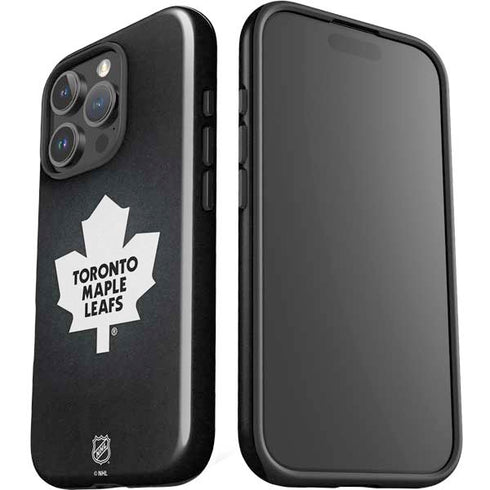 NHL Toronto Maple Leafs Black Background iPhone 16 Pro Impact Case